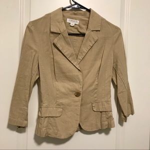 ⭐️MAKE AN OFFER⭐️ Tan blazer